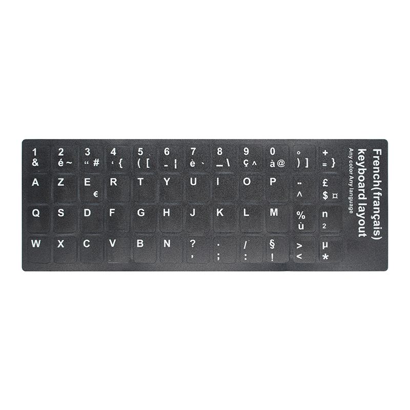 Standard-Smooth-Laptop-Notebook-Keyboard-Stickers-Russian-French-Italian-Arabic-Spanish-German-Japan-1243304