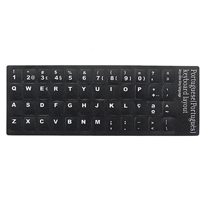 Standard-Smooth-Laptop-Notebook-Keyboard-Stickers-Russian-French-Italian-Arabic-Spanish-German-Japan-1243304