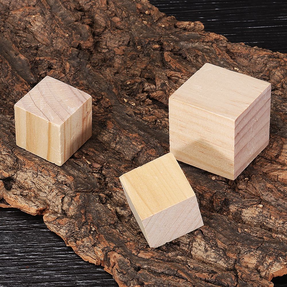 15234cm-Pine-Wood-Square-Block-Natural-Soild-Wooden-Cube-Crafts-DIY-Puzzle-Making-Woodworking-1377873