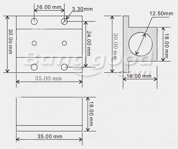 35x30x18cm-Aluminum-Heat-Sink-for-12mm-Laser-Diode-Module-Laser-Engraver-CNC-Parts-Cooling-Mount-Hol-982717