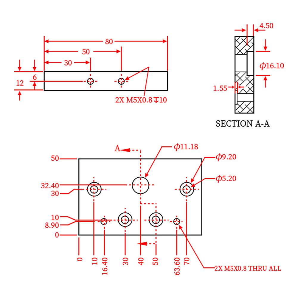 4080U-8mm-250mm300mm350mm400mm450mm-Stroke-Aluminium-Profile-Z-axis-Screw-Slide-Table-Linear-Actuato-1589037