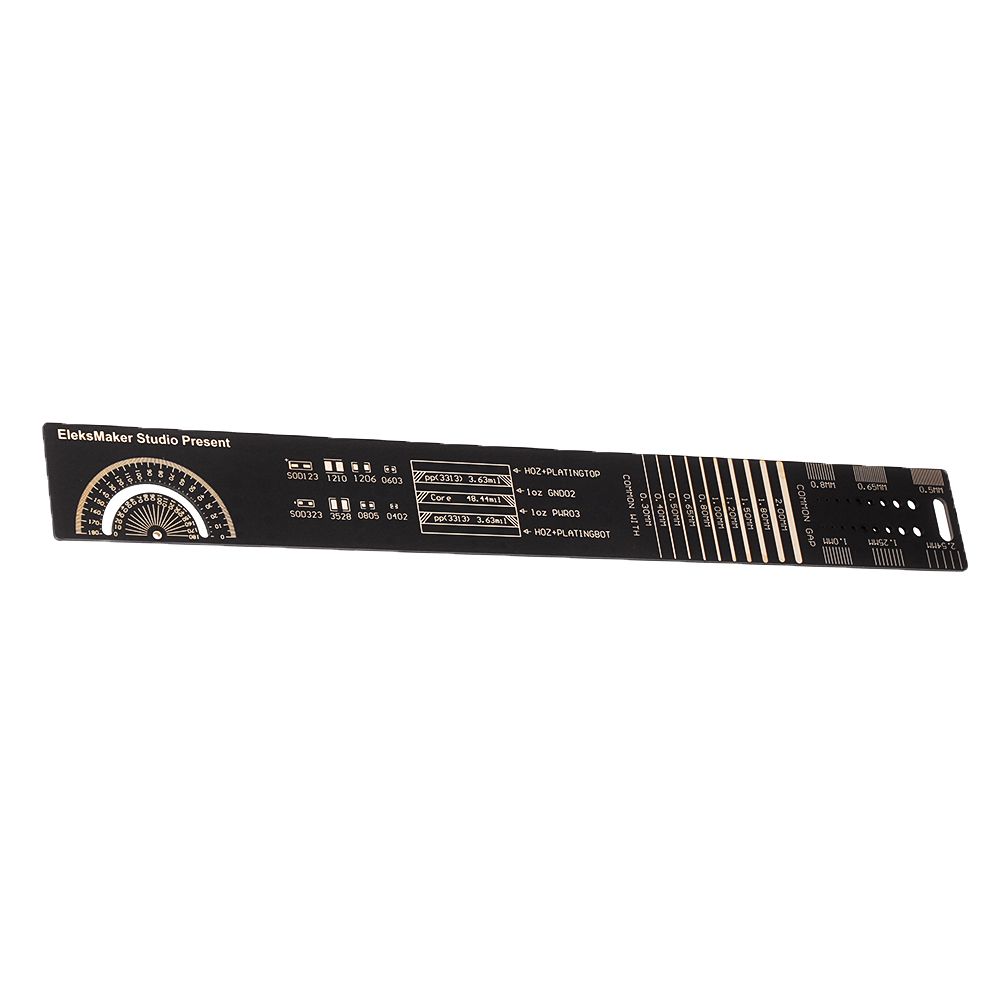 EleksMaker-25cm-Multifunctional-PCB-Ruler-Electronic-Measuring-Tool-Resistor-Capacitor-Chip-IC-SMD-D-1551490