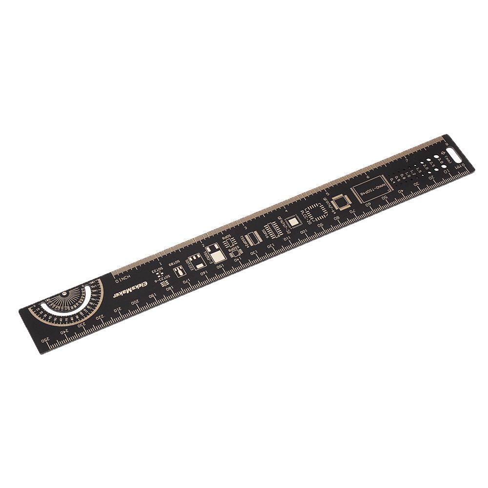 EleksMaker-25cm-Multifunctional-PCB-Ruler-Electronic-Measuring-Tool-Resistor-Capacitor-Chip-IC-SMD-D-1551490