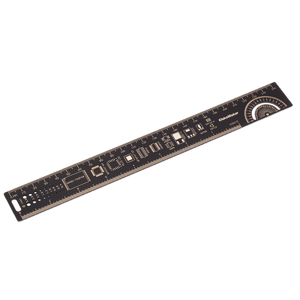 EleksMaker-25cm-Multifunctional-PCB-Ruler-Electronic-Measuring-Tool-Resistor-Capacitor-Chip-IC-SMD-D-1551490