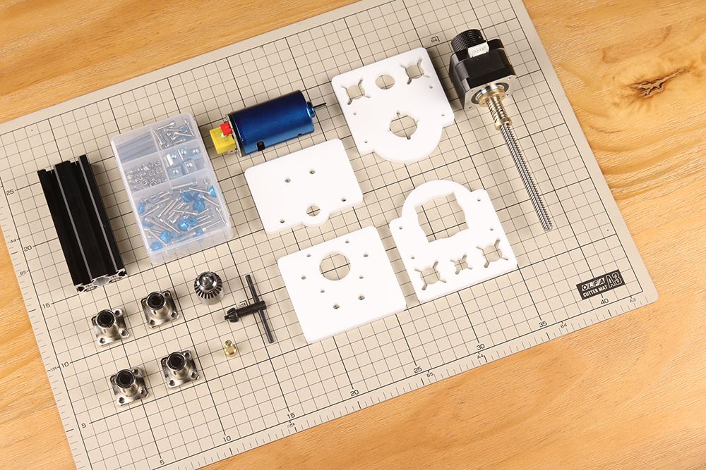 EleksMakerreg-EleksZAxis-Z-Axis-amp-Spindle-Motor-Drill-Chunk-Integrated-Set-DIY-Upgrade-Kit-for-Las-1435867