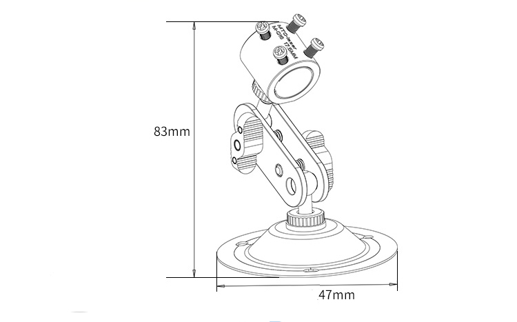 MTOLASER-135mm-235mm-Laser-Module-Pointer-Holder-360deg-Adjustable-Wall-Ceiling-Mount-Clamp-Bracket-1313770