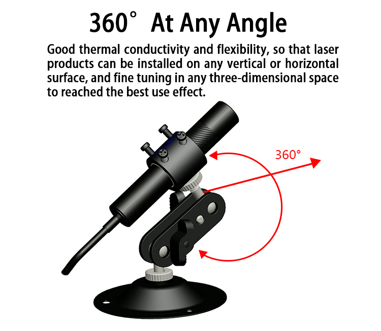 MTOLASER-135mm-235mm-Laser-Module-Pointer-Holder-360deg-Adjustable-Wall-Ceiling-Mount-Clamp-Bracket-1313770