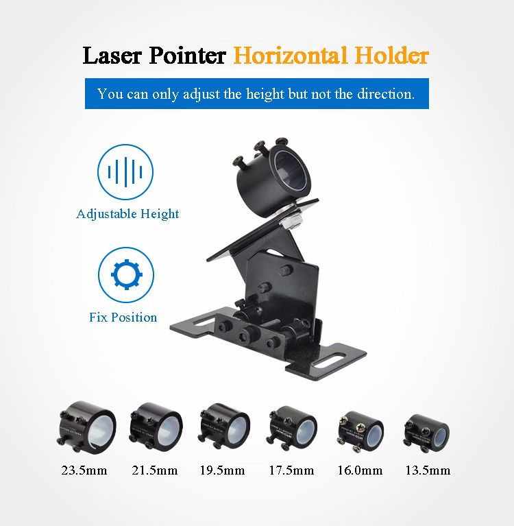 MTOLASER-135mm-235mm-Laser-Module-Pointer-Holder-Adjustable-Height-Horizontal-Position-Wall-Mount-Cl-1434392