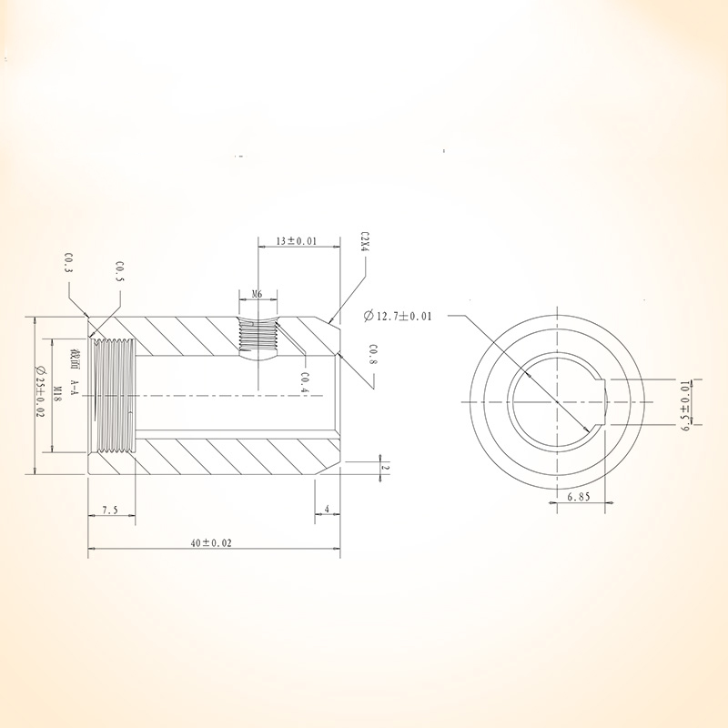 MTOLASER-CA3040506580100-A-Optical-Adjustment-Elevated-Column-Rod-Extension-Support-Socket-Base-Lase-1500148