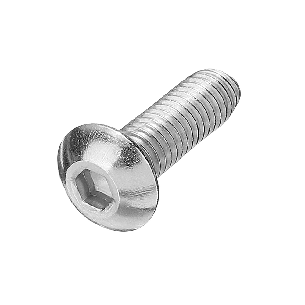 Suleve-M5SH6-50Pcs-M5-Stainless-Steel-Hex-Socket-Button-Head-Screw-Bolt-8-30mm-Optional-Length-1333438