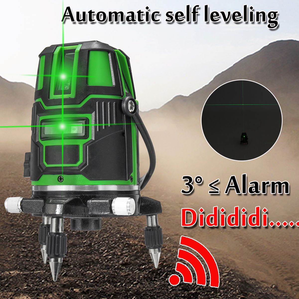 100-240V-635nm-Green-Light-5-Line-Laser-Level-360deg-Rotary-Laser-Line-1511877