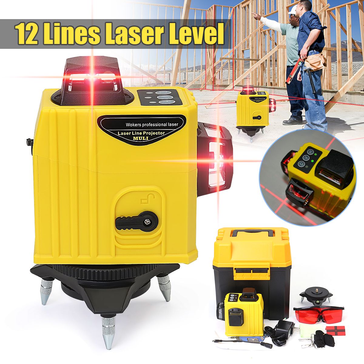 12-Line-3D-360deg-Infrared-Laser-Level-Self-Leveling-Vertical-amp-Horizontal-Level-Cross-1213759