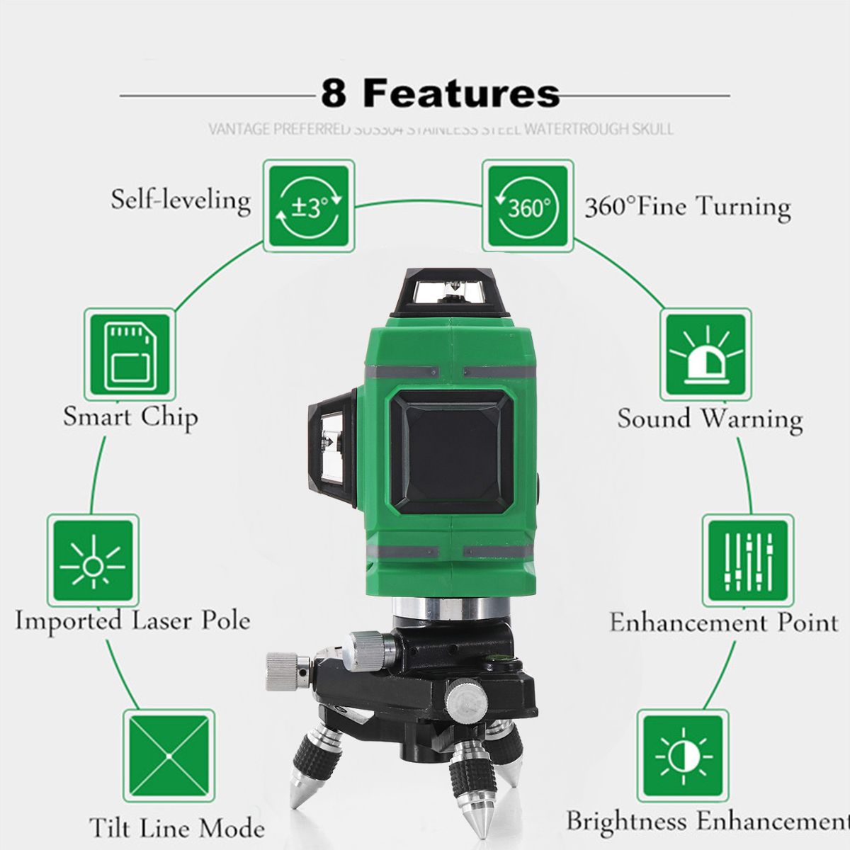 12-Line-635nm-3D-Green-Light-Laser-Level-Auto-Self-Leveling-360degRotary-Measure-Cross-1411179