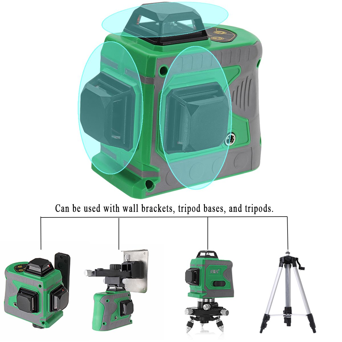 12-Line-635nm-3D-Green-Light-Laser-Level-Auto-Self-Leveling-360degRotary-Measure-Cross-1411179