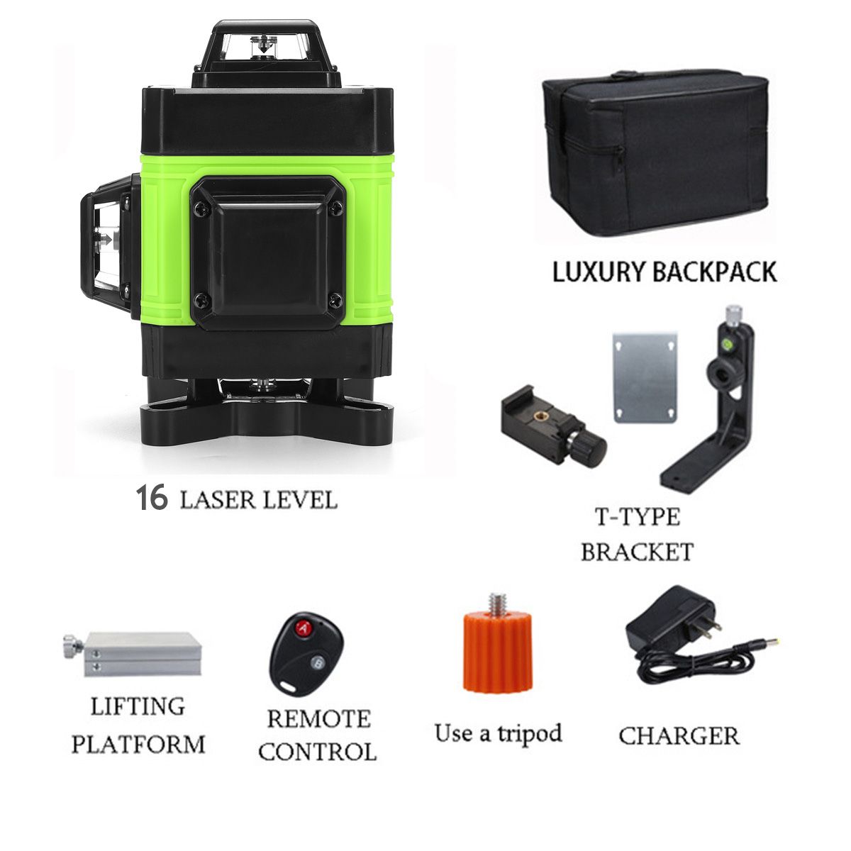 1216-Line-Green-Light-Laser-Level-Digital-Self-Leveling-360deg-Rotary-Measure-Tool-1717899