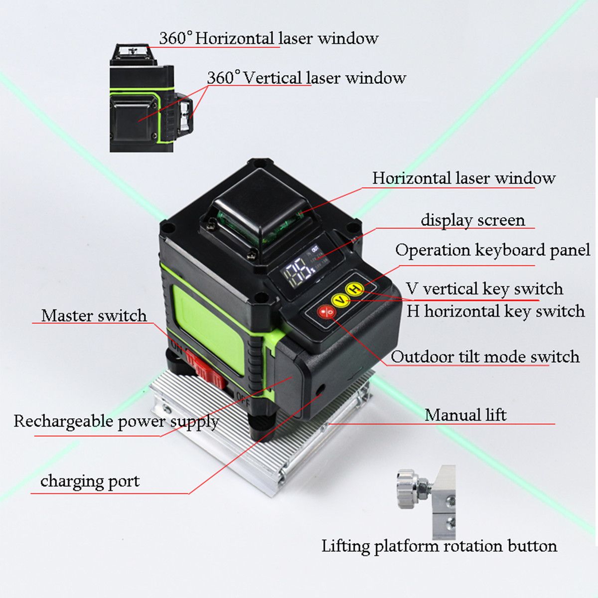 1216-Line-Green-Light-Laser-Level-Digital-Self-Leveling-360deg-Rotary-Measure-Tool-1717899