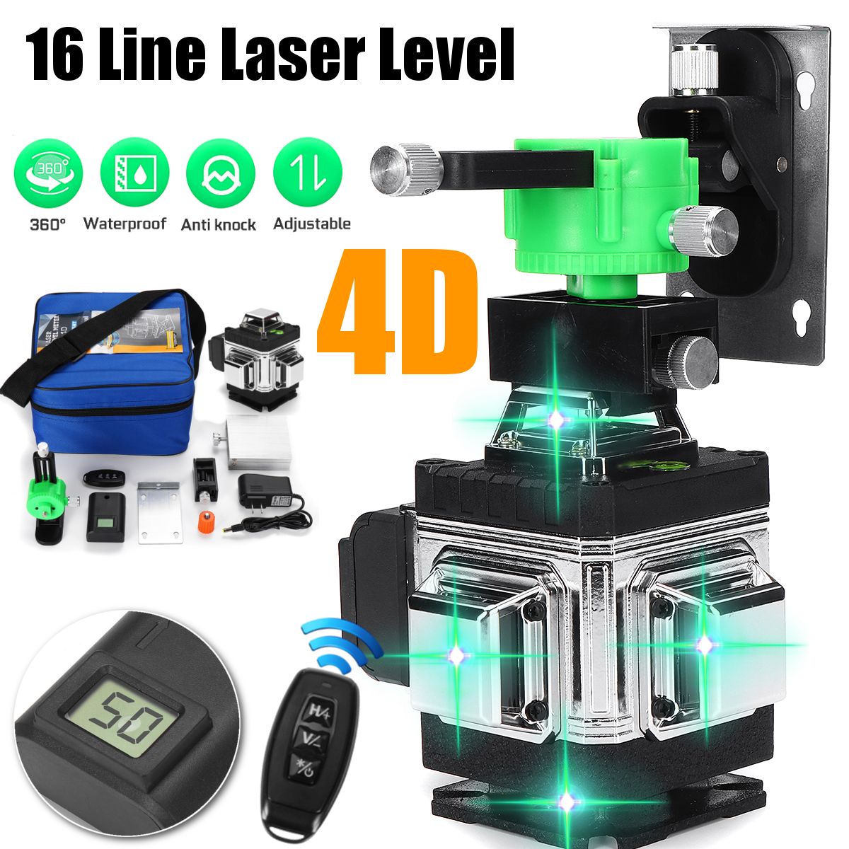 16-Line-360deg-Horizontal-Vertical-Cross-4D-Green-Light-Laser-Level-Self-Leveling-Measure-Super-Powe-1754242