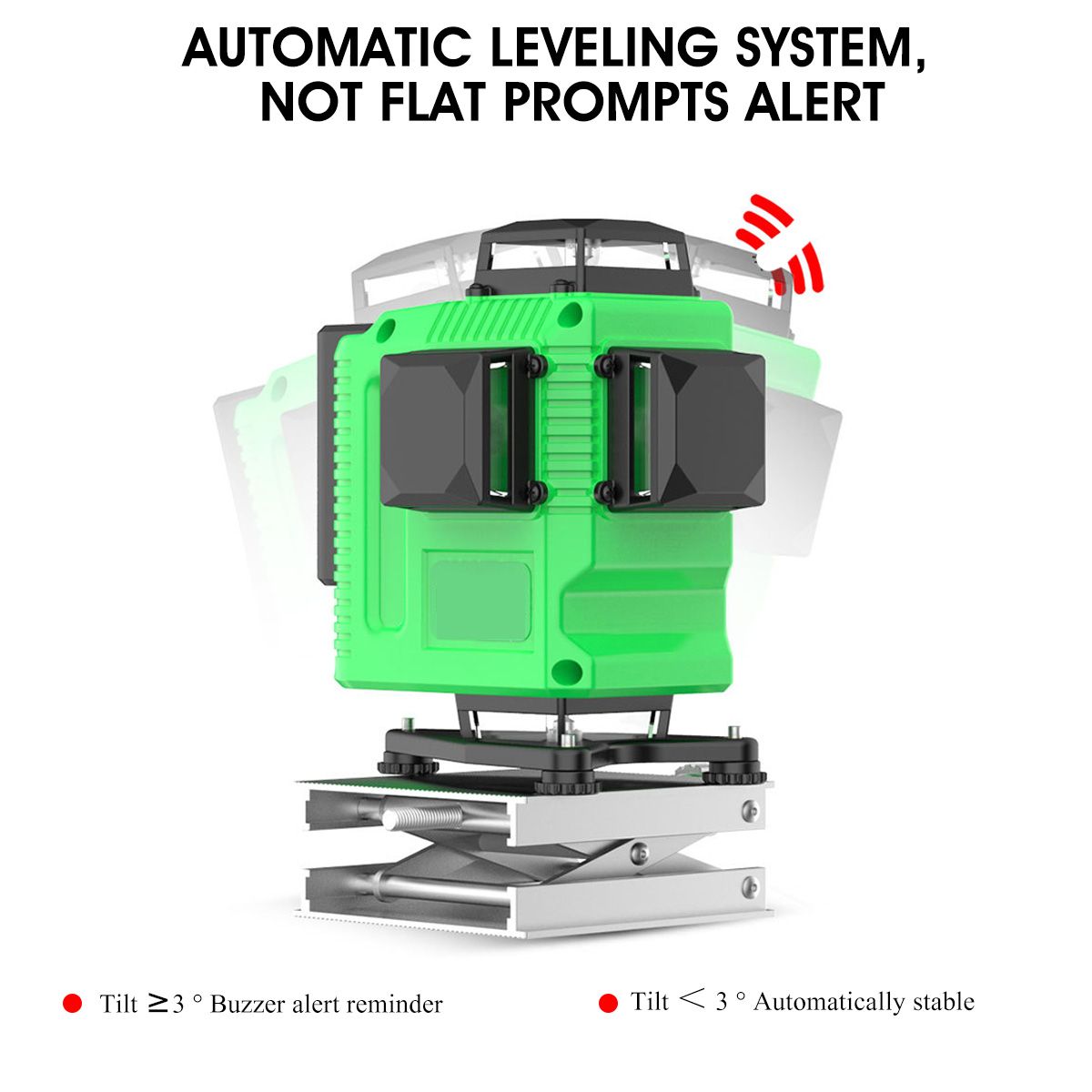 16-Lines-Laser-Level-3D-Wall-mounted-Leveler-plusmn3degAutomatic-Levelt-5800mAh-Battery-1668332