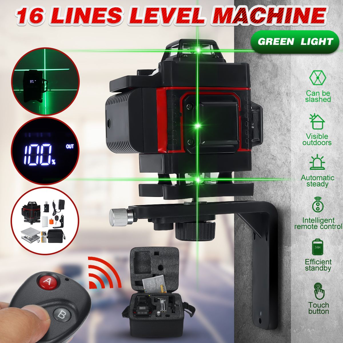 16Line-Green-Light-Laser-Machine-Laser-Level-Horizontal-amp-Vertical-Digital-Display-1690557