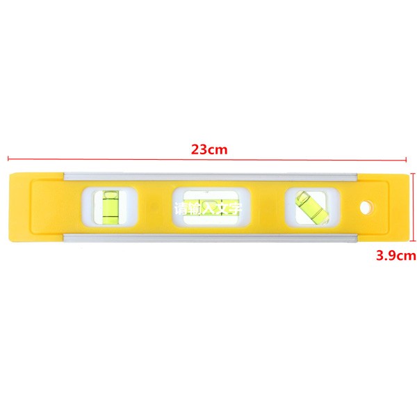 230mm-Handheld-Torpedo-Magnetic-Straight-Spirit-Level-Ruler-With-3-Bobble-Vials-1011674