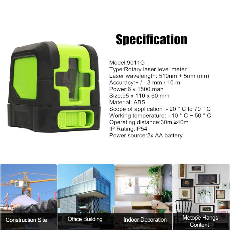 360deg-Rotary-2-Line-Laser-Self-Leveling-Vertical-Horizontal-Level-Green-Measure-Laser-Level-1274189