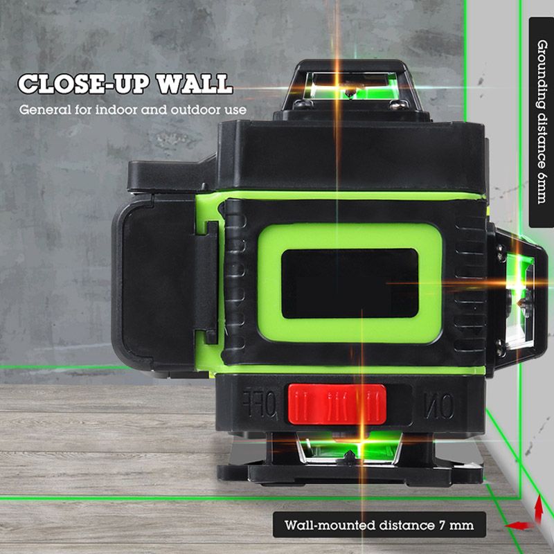360deg-Rotary-3D-16-Line-Self-Leveling-Laser-Level-Measure-with-Wall-Bracket--Remote-1715706