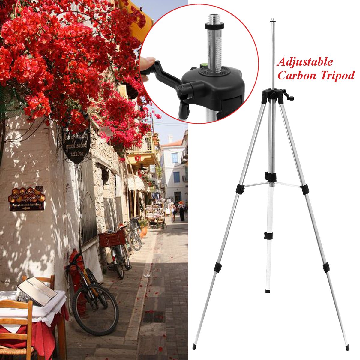 360deg-Universal-145M-Adjustable-Alloy-Tripod-Stand-Extension-For-Laser-Air-Level-1324195