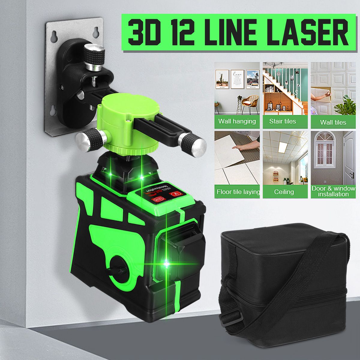 3D-12-Line-Green-Light-Laser-Level-Digital-Self-Leveling-360deg-Rotary-Measure-1665153