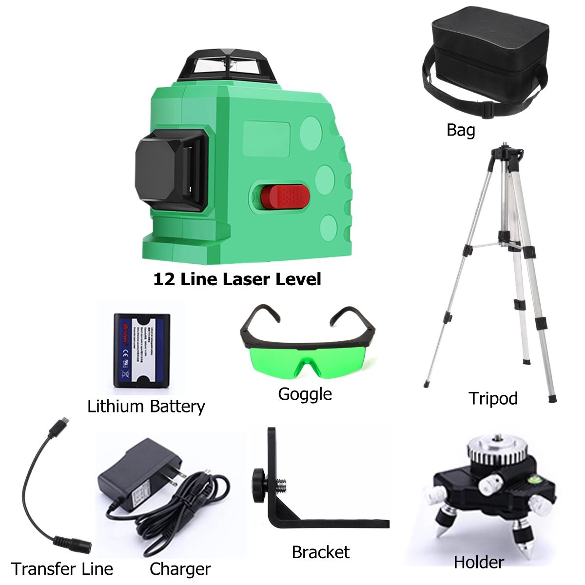 3D-12-Line-Laser-Level-Green-IP54-Self-Leveling-360deg-Rotary-Cross-Measure-Tool-1642221