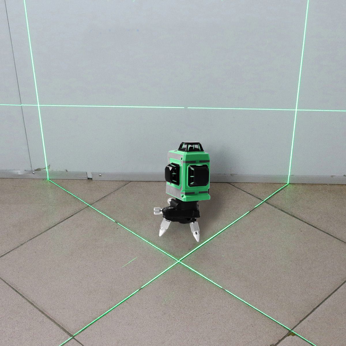 3D-12-Lines-Self-Leveling-Green-Laser-Beam-Level-Auto-360deg-Rotary-Cross-Measure-1468315