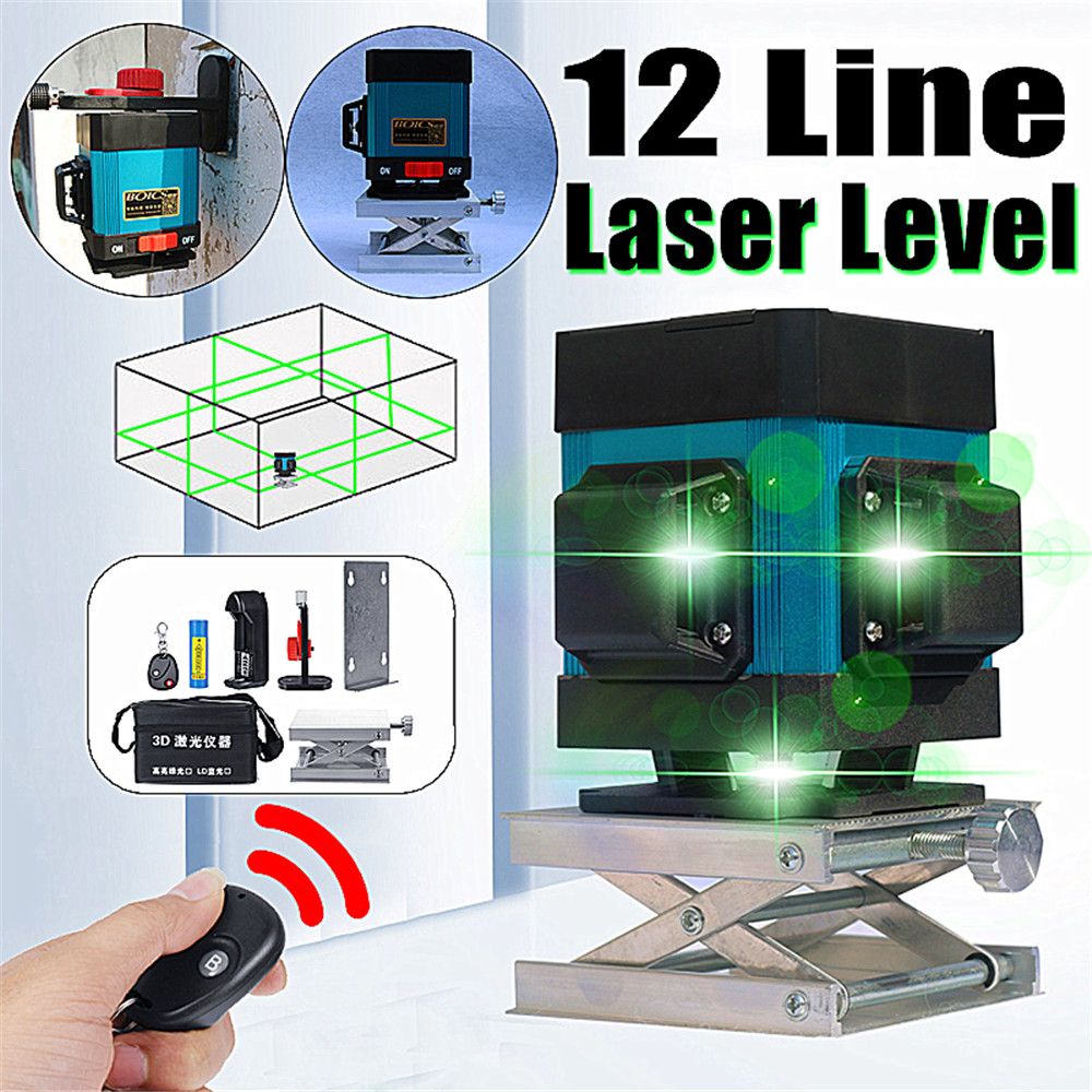 3D-Green-Laser-Level-12-Line-360deg-Self-Leveling-Horizontal-Vertical-With-Bag-1419434
