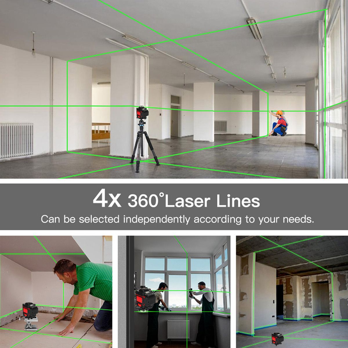 4D-1216-Line-Green-Light-Laser-Level-Digital-Self-Leveling-360deg-Rotary-Measure-1717894