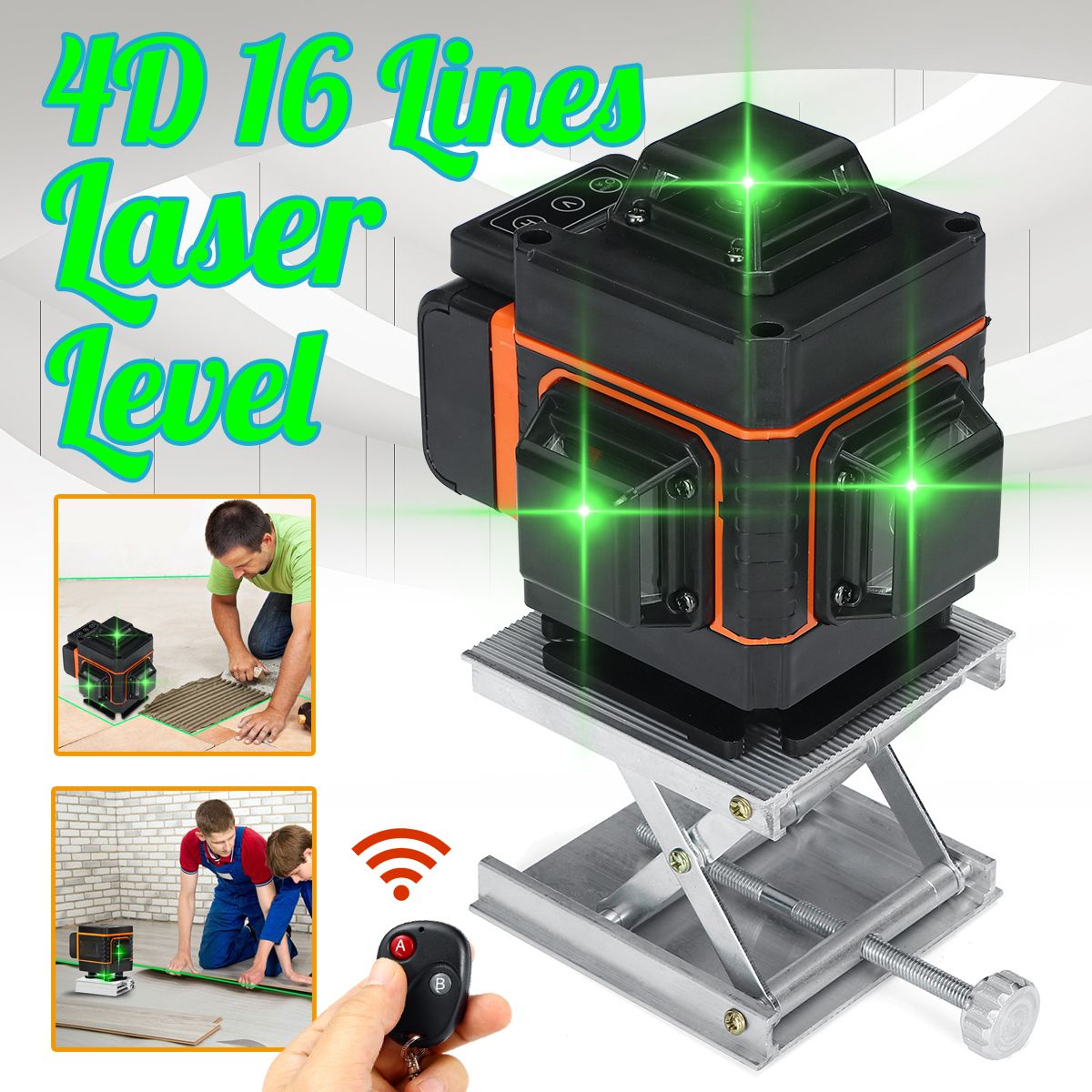 4D-16-Lines-Laser-Level-Green-Light-Self-Leveling-360deg-Rotary-Measuring-w-RC-1562565