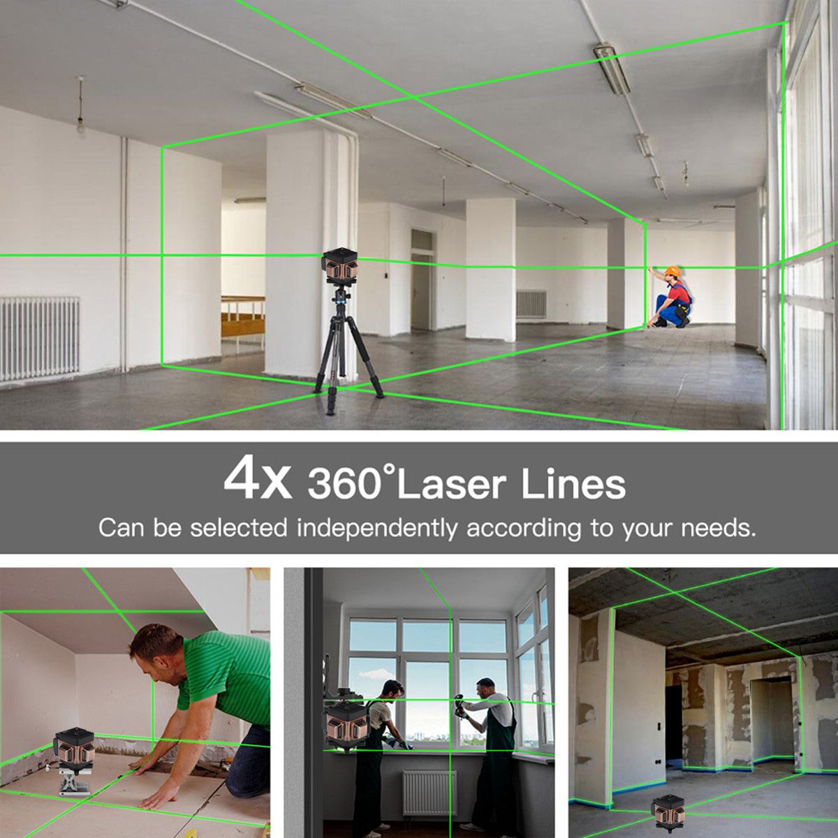 4D-Green-Auto-Laser-Level-1216-Lines-360deg-Horizontal-amp-Vertical-Cross-Build-Tool-Measuring-Tools-1709422