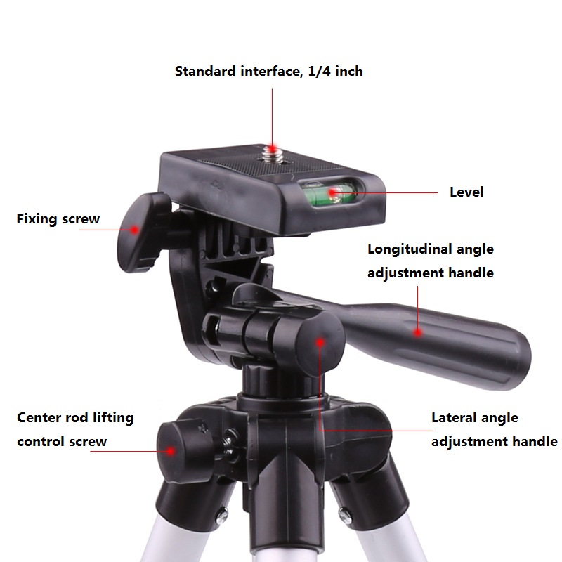 Adjustable-Laser-Level-Tripod-Rod-Leveling-Bubble-14-Inch-Travel-Camera-Tripod-with-Extension-Height-1416329