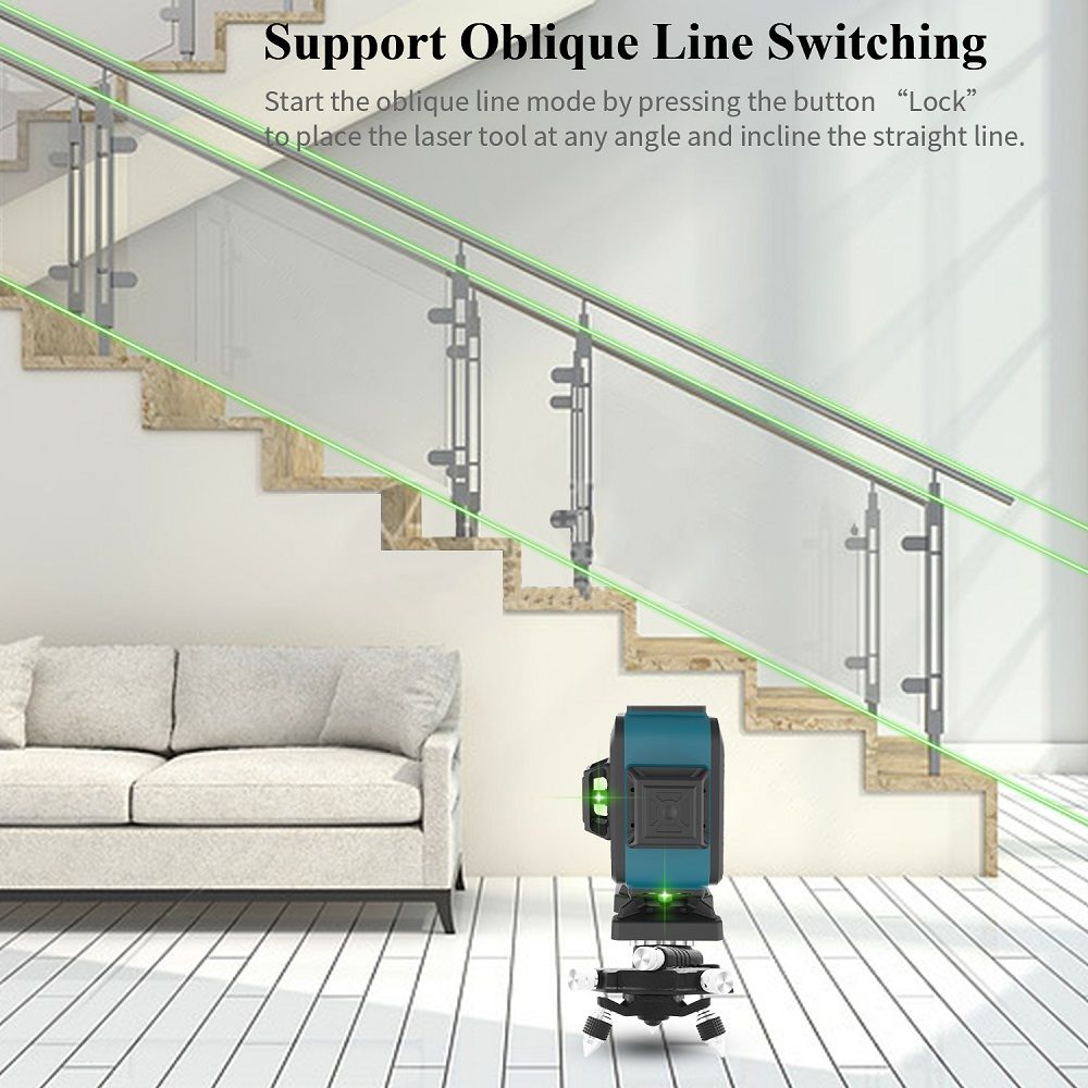 HANMATEK-12-Lines-3D-Self-Leveling-360deg-Green-Cross-Line-Laser-Level-with-Pulse-Enhancement-Mode---1723725