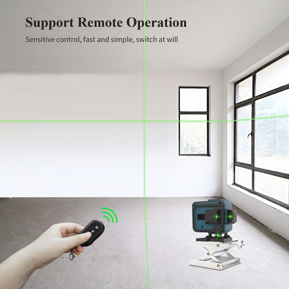 HANMATEK-12-Lines-3D-Self-Leveling-360deg-Green-Cross-Line-Laser-Level-with-Pulse-Enhancement-Mode---1723725