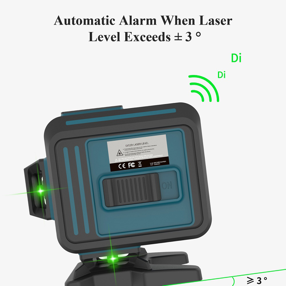 HANMATEK-12-Lines-3D-Self-Leveling-360deg-Green-Cross-Line-Laser-Level-with-Pulse-Enhancement-Mode---1723725