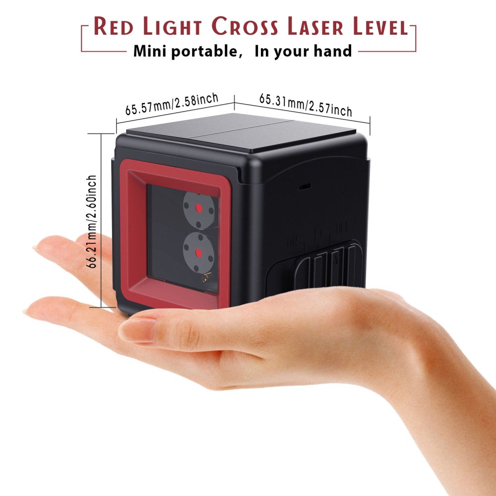 Hanmer-LV2-Portable-Red-Light-2-Line-1-Point-Cube-Laser-Level-Cross-line-Laser-With-Self-leveling-In-1372305