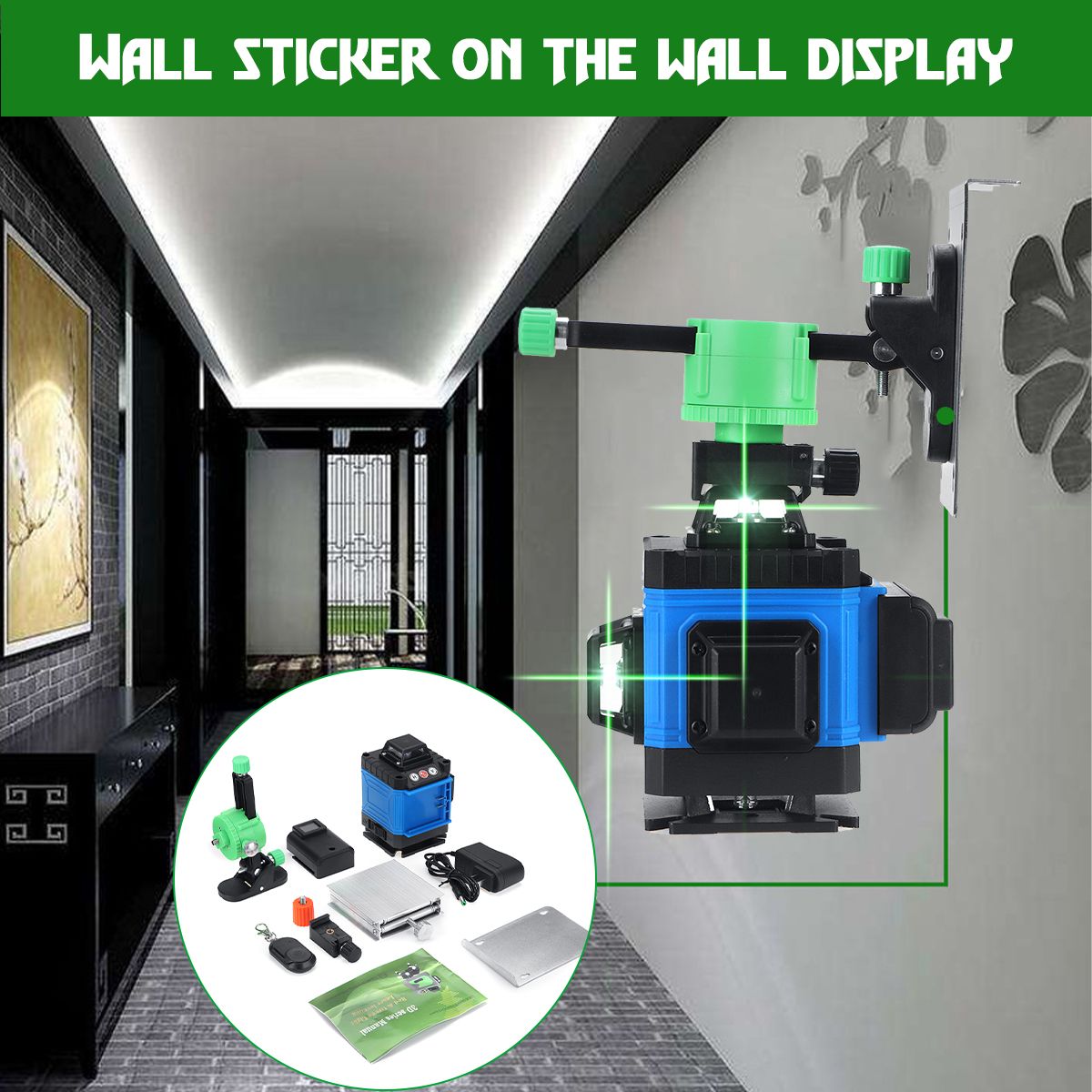 LCD-816-Lines-Green-Laser-Level-3D-Self-Leveling-360deg-Horizontal-amp-Vertical-1608022