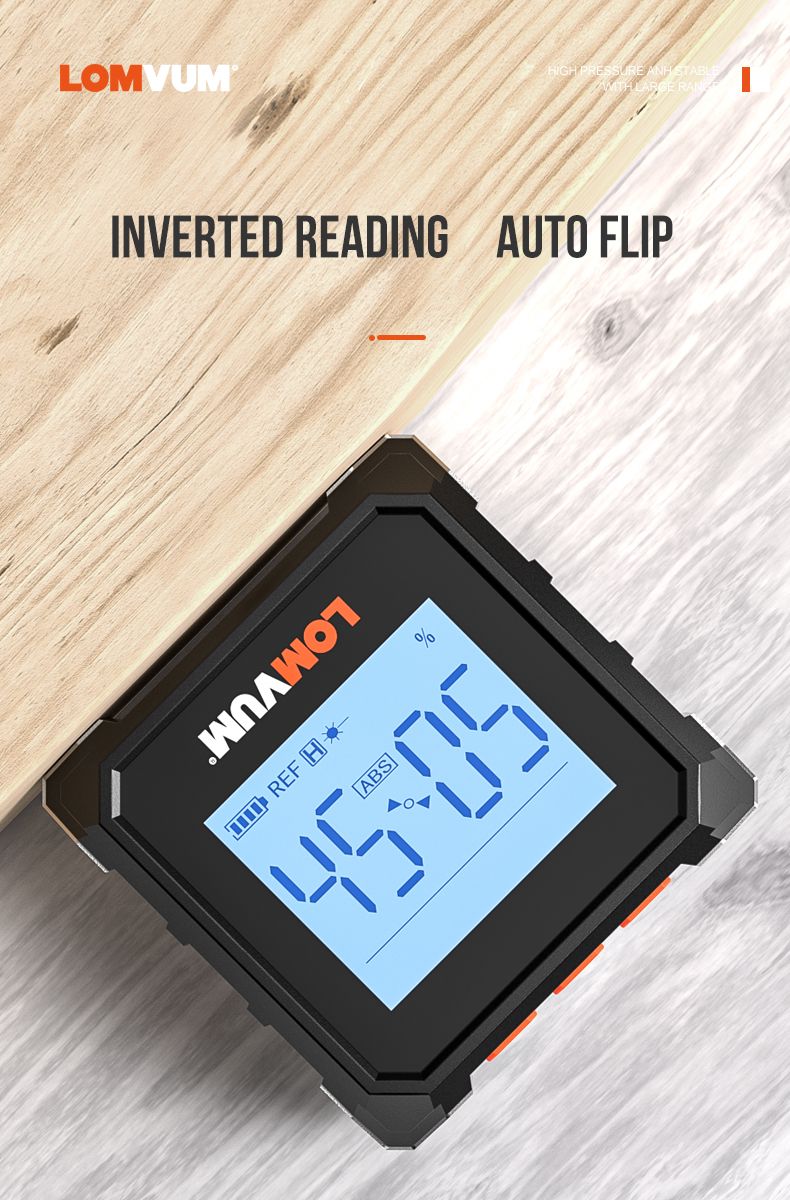 LOMUVM-GR20-360deg-Mini-Digital-Protractor-Laser-High-Precision-Magnet-Goniometer-Inclinometer-Unive-1692427