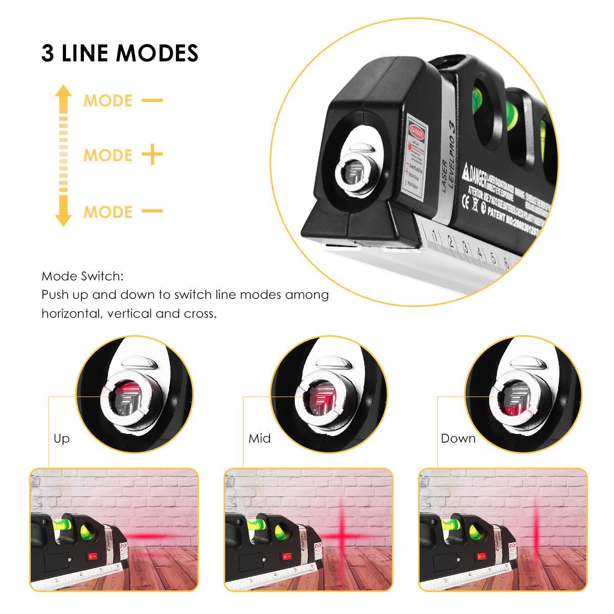 Laser-Level-Spirit-Level-Line-Lasers-Ruler-Horizontal-Ruler-Measure-Line-Tools-Adjusted-Standard-1291543