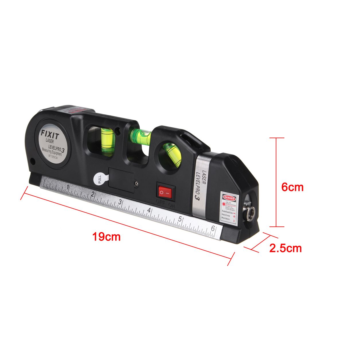 Laser-Level-Spirit-Level-Line-Lasers-Ruler-Horizontal-Ruler-Measure-Line-Tools-Adjusted-Standard-1291543