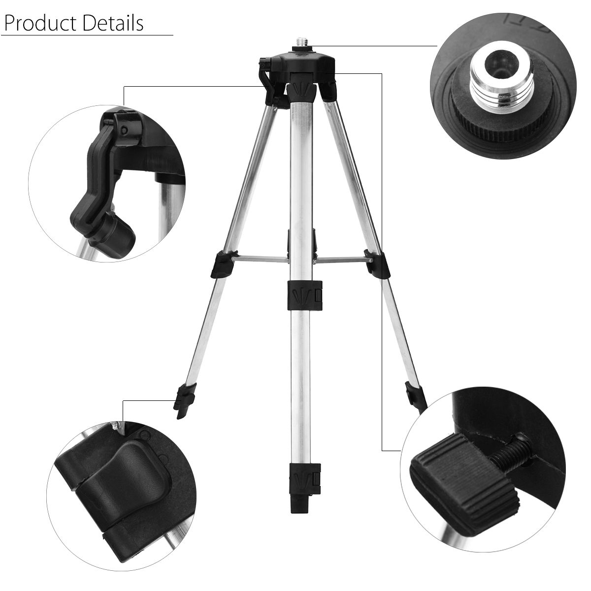 Level-Tripod-Holder-Stand-Mount-Telescopic-Aluminium-Alloy-for-Self-Leveling-Laser-1197242