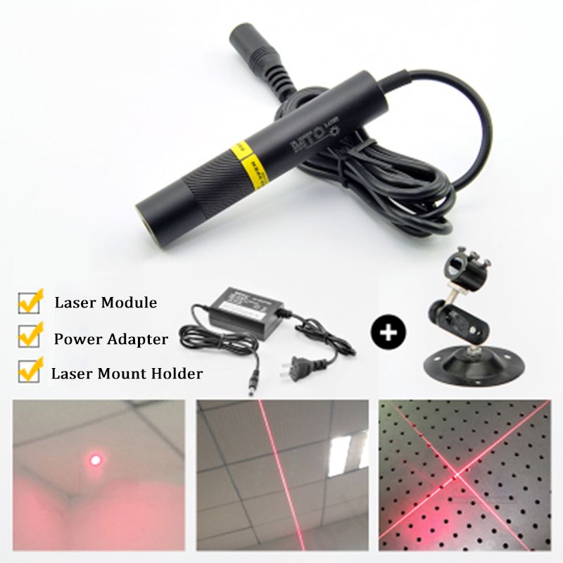 MTOLASER-100mW-648nm-Red-Cross-Laser-Module-Generator-Variable-Focus-Industrial-Marking-Position-Ali-1534273