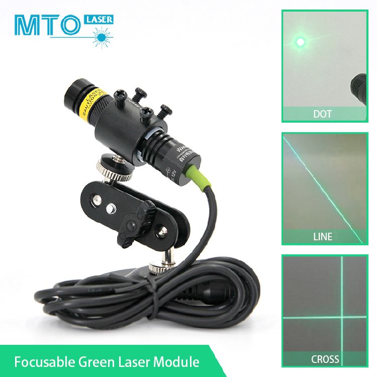 MTOLASER-10mW-515nm-Focusable-Green-Dot-Laser-Module-Generator-Machine-Tool-Mark-Position-Alignment-1288929