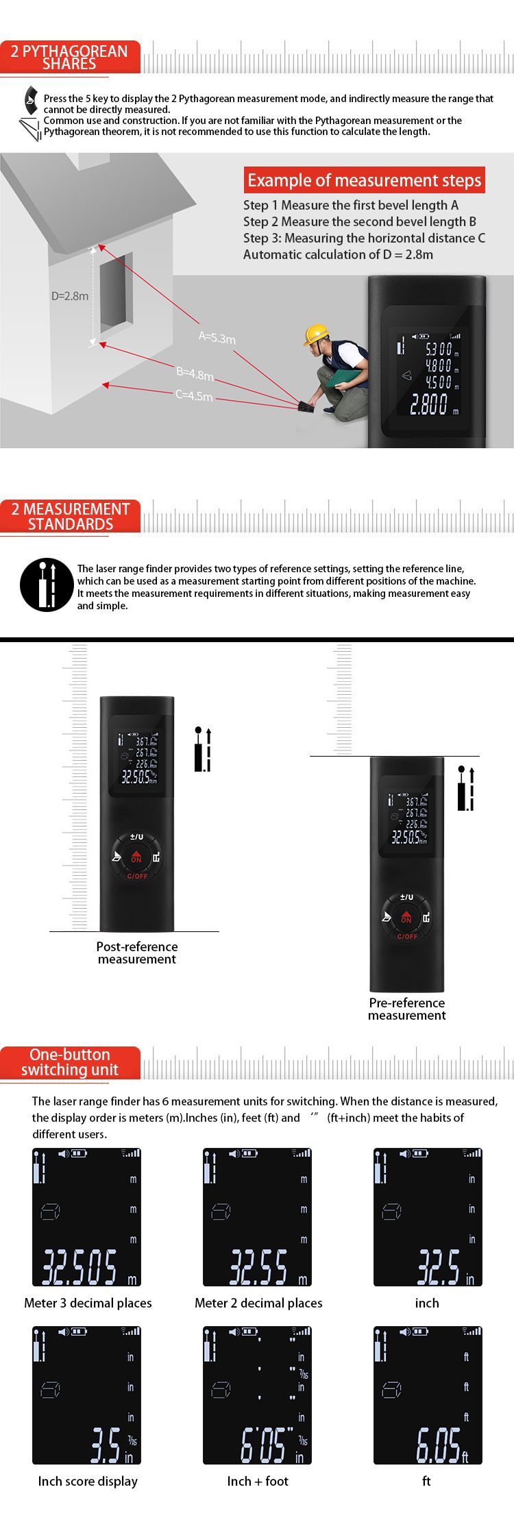 DANIU-Handheld-Electronic-40M-Laser-Distance-Meter-Mini-Laser-Rangefinder-Laser-Tape-minft-IP54-Wate-1418074