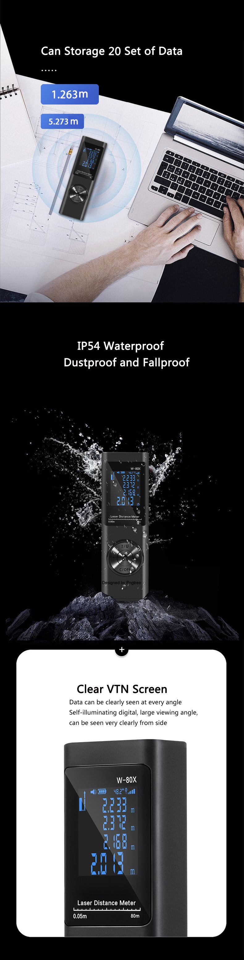 DANIU-LS-XS-Mini-Laser-Distance-Meter-Swith-Bult-in-Rechargeable-Battery-Waterproof-Dustproof-Fallpr-1589065