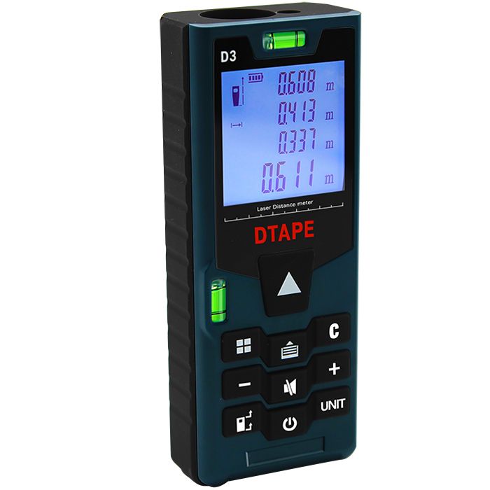 DTAPE-D3-Digital-Laser-40m-60m-80m-100m-Rangefinder-Distance-Meter-Single-Continuous-AreaVolumePytha-1204312