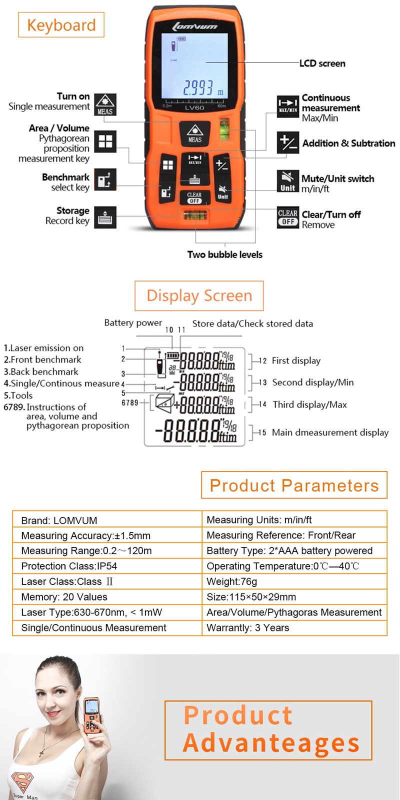 LOMVUM-40m-50m-60m-80m-100m-Laser-Rangefinder-Digital-Distance-Meter-with-Rechargable-BatteriesCharg-1240969